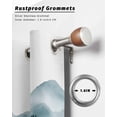 thumbnail image 6 of nqOlkjepod Outdoor Curtains for Patio Waterproof, Ink Green Landscape Outdoor Privacy Panels Grommet, Watercolor Painting Abstract Art Blackout Outside Curtains for Porch/Cabana 54"x84", 1 Panel, 6 of 8