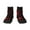 2 Black-2, variant on Red Spider On The Web Pattern Quarter Crew Socks,Toe Seamed Ankle Socks,Cotton Cushioned Breathable Athletic Crew Sports Socks