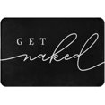 thumbnail image 1 of Get Naked Funny Non-Slip Absorbent Resist Dirt Doormat Entrance Rug Inside Floor Mats for Home Bedroom Kitchen Front Porch 18X30 Inches, 1 of 6