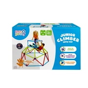 Eezy Peezy Junior Climber with Top for Playroom or Outdoors with Multicolor Bars, Toddlers 3+