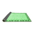 thumbnail image 2 of Ahgly Company Indoor Rectangle Abstract Emerald Green Modern Area Rugs, 4' x 6', 2 of 4