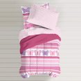 thumbnail image 3 of Pink Butterfly Dots Girls Bedding Todder, Twin or Full Comforter Set Bed in a, 3 of 5