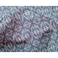 thumbnail image 4 of oneOone Silk Tabby Fabric Geometric & Paisley Block Printed Fabric 1 Yard 42 Inch Wide, 4 of 4