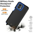 thumbnail image 6 of For Moto G 5G 2023 Case,Sturdy Phone Case for Motorola G 5G 2023 6.5",Njjex Full-Body Shockproof Protection Hard Plastic & Shock Absorption Rubber Rugged Bumper 3-in-1 Case Cover -Blue, 6 of 6