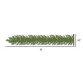 thumbnail image 4 of Vickerman A128216 9 ft. X 16 in. Flocked Snow Ridge Garland 160T, 4 of 4
