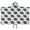 Black Cute Hedgehog-1, variant on Black Cute Hedgehog Pattern Hooded Bath Towel,50"x30" for Ages 3 To 12 Kids, Quick Dry Lightweight Soft Microfiber Hood Beach Towel Cover Up for Kids