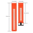 thumbnail image 2 of Correa de reloj inteligente Deportes Fitness Pulsera Correa de TPU Reemplazo de correa de reloj para Garmin Forerunner 35/30 Eigraketly EL2535-10, 2 of 2