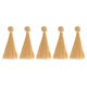 thumbnail image 1 of Doll Wigs Synthetic Wefts Heat Resistant for DIY Making Khaki 15cm Elastic Band 5Pcs, 1 of 1