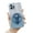 Blue, variant on Fyxkocm Phone Case for iPhone Xs Max [Compatible with Magsafe] with Butterfly Kickstand & Lanyard Soft TPU Bling Clear Shockproof Protection Cover for iPhone Xs Max 6.5" 2018 Case, Rose Gold