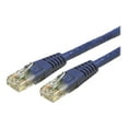 thumbnail image 1 of StarTech.com 6ft CAT6 Ethernet Cable, 10 Gigabit Molded RJ45 650MHz 100W PoE Patch Cord, CAT 6 10GbE UTP Network Cable with Strain Relief, Blue, Fluke Tested/Wiring is UL Certified/TIA - Category 6 - 24AWG (C6PATCH6BL) - Patch cable - RJ-45 (M) to RJ-45 (M) - 6 ft - UTP - CAT 6 - molded - blue - for P/N: IES5102, ST2000SPEXI, ST3300GU3B, TB2USB3GE, USB31GEHD, USB31GEVG, USBA2DPGB, 1 of 4