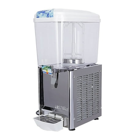 SUNCOO Commercial Beverage/Juice/Drink Dispenser,4.75 Gallon 1 Tank,Fruit Ice Tea Cold Drink with Spigot,Restaurant Buffet Food Service Catering Beverage Dispensers,Cold 180W Hot 540W