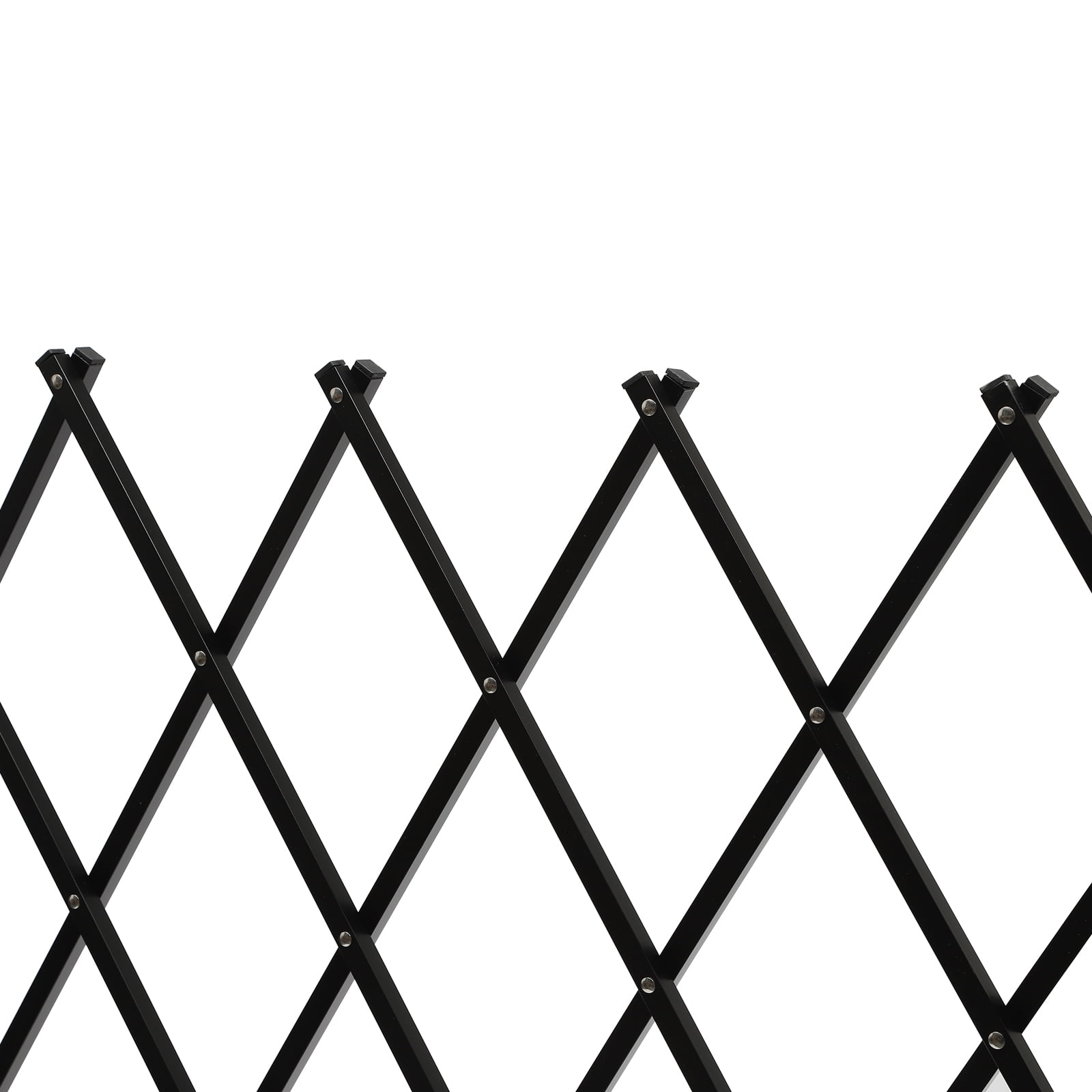 Single Folding Security Gate, 48" H x 37" W Folding Door Gate, Iron Accordion Security Gate, Flexible Expanding Security Gate, Rolling Barricade Gate, Scissor Gate or Door with Padlock