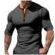 thumbnail image 1 of pstuiky camisetas para hombre, Camisa de manga corta de color liso para hombre, camiseta de manga corta, camisa de manga corta con cuello abotonado. ropa de hombre m, 1 of 5