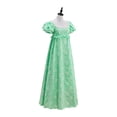 thumbnail image 3 of Women's Regency Inspired Vintage High Waist Victorian Tea Dress Elegant Long Gown, 3 of 7