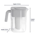 thumbnail image 3 of Culligan With ZeroWater Technology 12 Cup Water Filter Pitcher with 5-Stage Advanced Water Filter, 3 of 11
