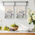 thumbnail image 3 of Spring Flowers Kitchen Towels Set of 3, Vintage Floral Leaves Birds Farmhouse Plaid Absorbent Dish Towels for Kitchen, Microfiber Hand Towel, Quick Drying Tea Towel for Cleaning Decorative Dishcloths, 3 of 7