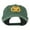 Dark Green, variant on 3 Rings Connected Embroidered Cap - Black OSFM