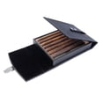 thumbnail image 6 of Florence 10 Cigar Holder Leather Travel Humidor Case w/ Chrome Buckle - Black, 6 of 7