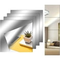 thumbnail image 2 of Full Length Mirror Tiles, Frameless Wall Mirror 4pcs, Vanity Mirror, Body Mirror, Gym Mirrors for Home Gym, for Door, Closet, Room,, 2 of 5