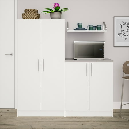 

Prepac White Elite Utility Storage Cabinet Set J - 2 Pieces