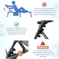 thumbnail image 7 of Homall Outdoor Lounge Chair Foldable Chair Adjustable Height Patio Lounge Chair,Suitable for Beach,Lawn and Pool,Gray, 7 of 7
