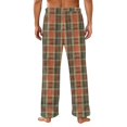 thumbnail image 5 of Fabrcox Mens Fleece Pajama Pants Plaid Baggy Men Sleep Pants Drawstring Casual Cozy Fall Winter Warm Wide Leg Mens' Lounge Pants, 5 of 5