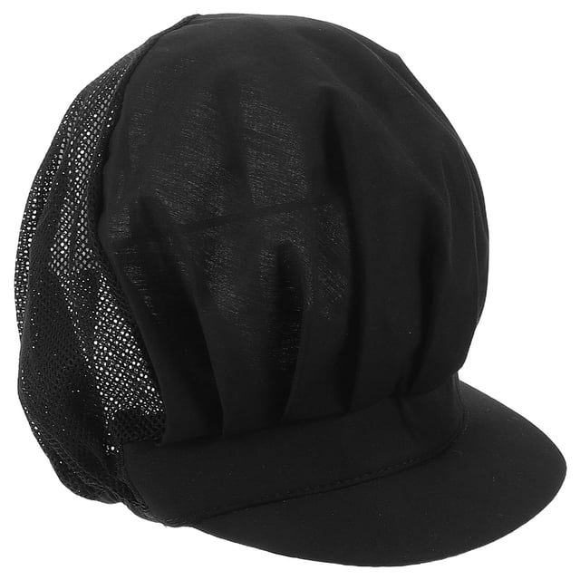 UPGRATOR 4Ud Gorro De Trabajo Para Cocina Negro Con Red Y Transpirable