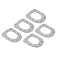 thumbnail image 1 of Inodoro Asiento Cubierta Unique Bargains 5uds Tapa Suave Más Grueso Estirable Lavable Corazón Gris, 1 of 5