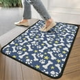 thumbnail image 4 of Paw Print Dog Bone Door Rugs,Washable Non Slip Door Mats Indoor,Decorative Door Mats,Entry Mat Indoor for Entrance,Bedroom,Kitchen,Bathroom,30"x17", 4 of 6