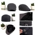 thumbnail image 3 of harmtty Men's Retro Casual Ivy Hat Summer Winter Golf Newsboy Driving Cabbie Flat Cap,Coffee, 3 of 8
