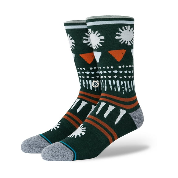 Kirkja Crew Socks [Green]