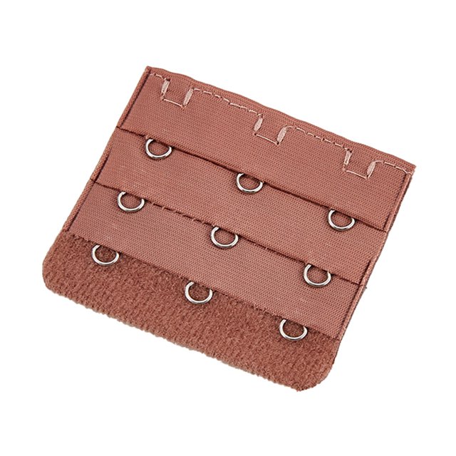 Extension Strap Bra Extender Buckle 3 Hook Women Accessories Extenders for Underwear Practical Elastic Multicolor Clips Tight 3 Rows Underwear coffee
