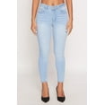 thumbnail image 3 of Womens WAX Frayed Detail Skinny Jeans, 3 of 4