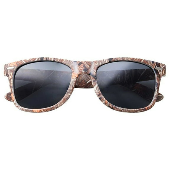 grinderPUNCH Men's Polarized Camouflage Camo Hunting Fishing Sunglasses Classic Retro Tree, Fall Camo