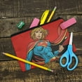thumbnail image 2 of Superman Supergirl Character Pencil Pen Organizer Zipper Pouch Case, 2 of 5
