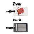 thumbnail image 4 of Kawaii China Flag Faux Leather Travel Luggage Tag, 4 of 7