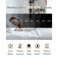 thumbnail image 5 of Black White Retro Rooster Kitchen Curtains Sunflower Farmhouse Checkered Cafe Short Curtains for Bathroom Blackout Window Curtain Small Window Treatment Drapes for Bedroom Living Room 52"x45"x2, 5 of 9