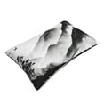 thumbnail image 5 of LNWH Rectangle Pillow Cover, Mountain Ink Painting Pattern Cushion Covers Pillowcase for Couch Bedroom Sofa, 14"x20", 5 of 8