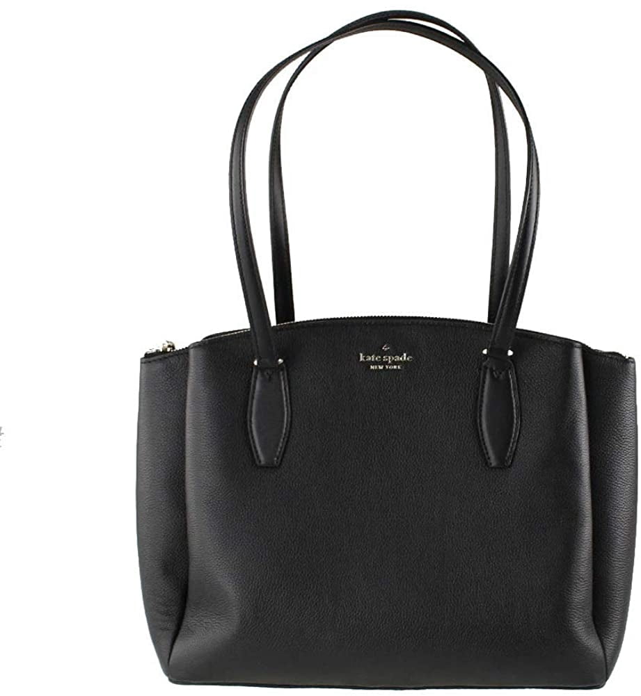 Kate Spade New York MONET LARGE TRIPLE COMPARTMENT TOTE Womens Leather Handbag black