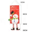 thumbnail image 3 of Hanging Christmas Decorations,Christmas Decorations Pendant Shopping Mall Ceiling Storefront Door Window Glass Sticker Scene Layout Pull Flag Pull Flower, 3 of 4