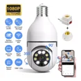 thumbnail image 2 of Cámara Vigilancia Wifi Foco Hd 360º Exterior/interior+socket Color Blanco Lawuto, 2 of 8