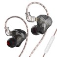 thumbnail image 1 of Audífonos Dual Magnetic Dynamic Driver Audífonos Audífonos (Negro con micrófono), 1 of 6