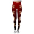 thumbnail image 1 of WILLBEST Leggings con Estampado de Renos Navideños para Mujer, Pantalones de Yoga de Cintura Alta, Mallas Deportivas Festivas, Cómodas Y Elásticas, Ropa Deportiva para Las Fiestas. Chica, 1 of 4