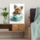 thumbnail image 5 of Qisvanset 12x16 Inch Pink Cherry Blossom Yellow Daffodil Canvas Print Wall Art, 5 of 5