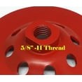 thumbnail image 3 of MTP ® 4" 5/8-11 Thread Diamond Grinding CUP Wheel Disc Grinder Concrete 10 Segments for Stone Granite Concrete Power Angle Grinder, 3 of 3