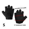 thumbnail image 3 of Btomtd Half Finger Gloves with Non Slip Grip for Outdoor Sports and Fitness, Wear Resistant Gloves for Yoga and Cycling, Breathable Half Finger Sports Gloves, Size S, Black, 3 of 6
