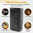 thumbnail image 4 of 2X Foot Dimmer Switch Full Range Inline Slide Control Switch for LED Lamp Incandescent Bulb 100V-120V US Plug, 4 of 9