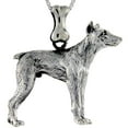thumbnail image 1 of 925 Sterling Silver Doberman Pinscher Dog Charm Pendant, 1 of 1