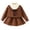 Khaki, variant on Toddler Baby Girl Clothes Winter Outfits Long Sleeve Sweatshirt Pleated Mini Skirt Set (Red, 1-2 Years)