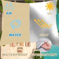 thumbnail image 2 of Sun Shade Sail for Patio, Yamaziot 10'x10' Canopy, Waterproof UV Block Cover Sunshade for Outdoor Backyard Lawn Garden Pool, Beige Sand, 2 of 7